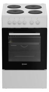 Готварска печка Indesit I5E5PMW, клас A, 55л. обем, 4 нагревателни зони, Click&Clean, Steam&Clean, бяла