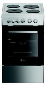 Готварска печка Indesit I5E5PMS, клас A, 55л. обем, 4 нагревателни зони, хидролитично почистване, инокс
