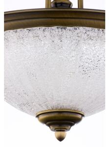 Jupiter 2134 - Полилей на тръба CARMEN 1xE27/15W/230V бронз/патина