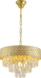 Полилей на верига CHARLIZE 4xE14/10W/230V златен