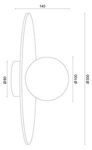 Argon 8936 - Настенно осветително тяло BOLL 1xG9/6W/230V бяло