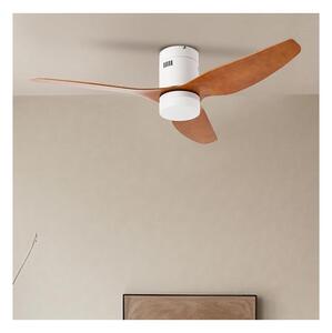 ZEVENTI - LED Вентилатор за таван PADUA LED/18W/230V Wi-Fi Tuya бял/кафяв + д.у