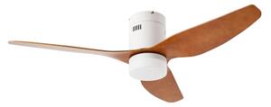 ZEVENTI - LED таванен вентилатор PADUA LED/18W/230V Wi-Fi Tuya бял/кафяв + с дистанционно управление