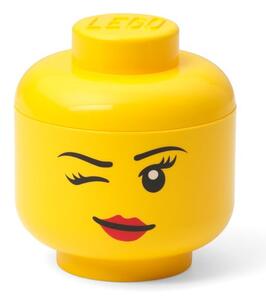 Жълта кутия за съхранение Wink, ø 10,6 cm - LEGO®