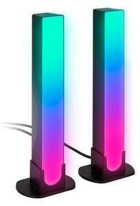 Brilo - К-кт 2x LED RGBIC Димируема настолна лампа LED/12W/230V 3000-6500K Wi-Fi Tuya