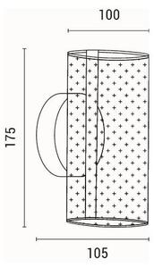 LED аплик LED/8W/230V 3000K