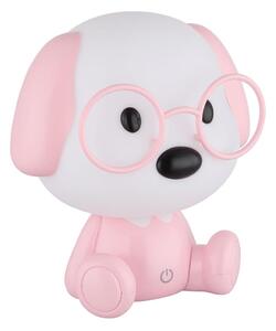 Globo 21761P - LED детска нощна лампа PUPPY 1W/5V 500 mAh розова