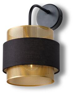 Osram - Настенна лампа DECOR HORNET 1xE27/10W/230V черна/златна