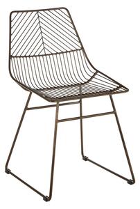 Метален трапезен стол в бронзов цвят District – Premier Housewares