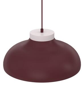 Полилей на кабел BASCA 1xE27/15W/230V бордо/кремав