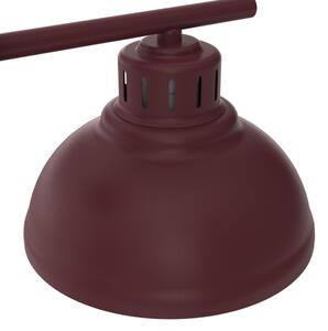 Настенно осветително тяло SVEN 1xE27/15W/230V бордо