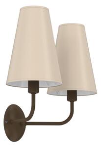 Стенно осветително тяло GRENADA 2xE14/15W/230V бежово
