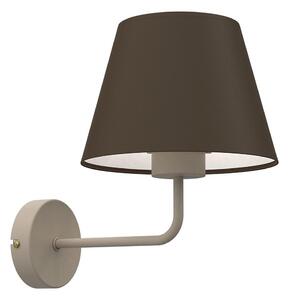 Настенна лампа ARDEN 1xE27/15W/230V бежова/кафява