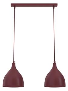 Полилей на кабел NOAK CLASSIC 2xE27/15W/230V бордо
