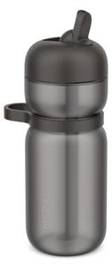 Антрацитна пластмасова бутилка 600 ml Active – Mepal