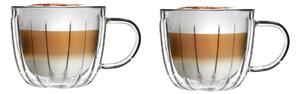 Стъклени чаши в комплект 2 бр. за капучино 350 ml Tulip – Vialli Design