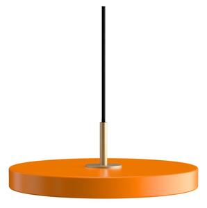 Оранжево LED висящо осветително тяло с метален абажур ø 31 cm Asteria Mini – UMAGE