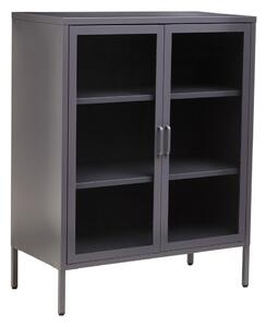 Сива стоманена витрина 80x102x40 cm Acier – Premier Housewares