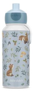 Светлосиня пластмасова детска бутилка 400 ml Forest Friends by Little Dutch – Mepal