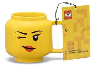 Жълта керамична бебешка чаша 255 ml Head - LEGO®