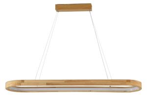 Brilagi - LED полилей на кабел UMEA WOOD LED/40W/230V 90x22 cm дърво