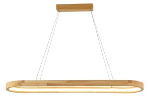 Brilagi - LED полилей на кабел UMEA WOOD LED/40W/230V 90x22 cm дърво