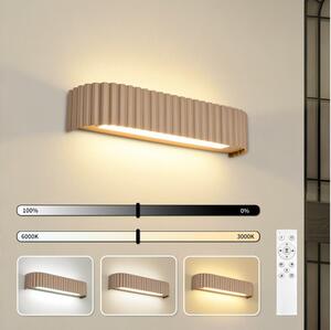Brilagi - LED димируема стенна лампа FALCON MODERN LED/14W/230V 40 cm бежова + дистанционно управление