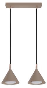 Brilagi - Полилей на кабел CONE DOUBLE 2xGX53/15W/230V бежов