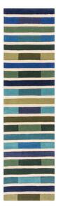 Зелен вълнен килим 230x60 cm Piano - Flair Rugs