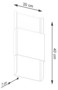 Sollux SL.1352 - Аплик DURLIN 2xG9/8W/230V бял