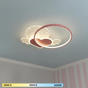 Brilagi - LED детско таванно осветително тяло LOVE LED/48W/230V 3000/4500/6000K розово