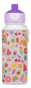 Лилава пластмасова детска бутилка 400 ml Food Fest – Mepal