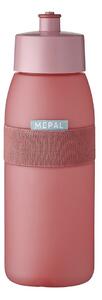 Светлочервена пластмасова бутилка 500 ml Ellipse – Mepal