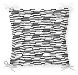 Възглавница за сядане CrisCros от памучна смес, 40 x 40 cm - Minimalist Cushion Covers