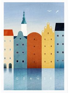 Плакат 30x40 cm Gdansk - Travelposter