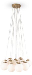 Brilagi - Полилей на кабел GLOBE 15xE14/15W/230V бял