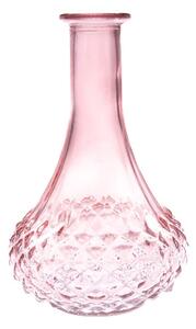 Розова стъклена ваза (височина 21 cm) – Dakls