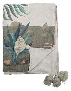 Зелено одеяло 130x155 cm Peacock – Bloomingville