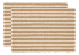 Платнена подложка за хранене 2 бр. 33x48 cm Statement Stripe - Södahl