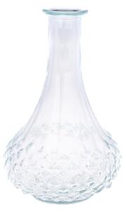 Кремава стъклена ваза (височина 21 cm) – Dakls
