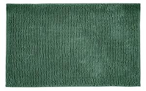 Тъмнозелена текстилна постелка за баня 50x80 cm Chenille - Allstar