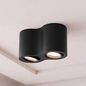 Brilagi - Точково осветително тяло MIA DOUBLE 2xGU10/30W/230V черно