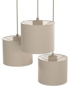 Полилей на кабел ARDEN 3xE27/15W/230V Ø 30 cm бежов
