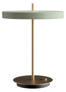 Светлозелена LED настолна лампа с метален абажур (височина 41,5 cm) Asteria Table - UMAGE
