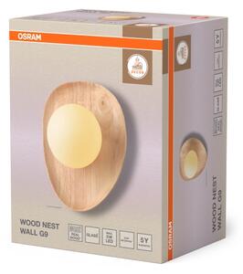 Osram - Стенно осветително тяло WOOD NEST 1xG9/5W/230V, корпус от каучуково дърво