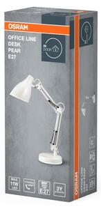 Osram - Настолна лампа DESK LINE 1xE27/11W/230V бяла