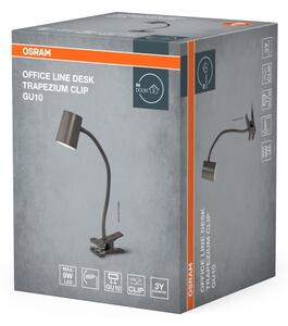 Osram - Настолна лампа със скоба DESK LINE 1xGU10/9W/230V сива