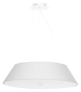 Бяла висяща лампа със стъклен абажур ø 60 cm Hektor - Nice Lamps