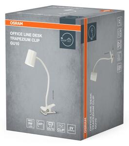 Osram - Настолна лампа с клипс DESK LINE 1xGU10/9W/230V бяла