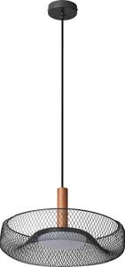 Osram - LED полилей на кабел DECOR MESH LED/18,5W/230V Ø 40 cm черен/каучукова дървесина